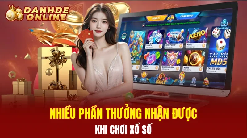 Nhiều phần thưởng nhận được khi chơi xổ số