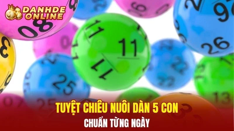 Tuyệt chiêu nuôi dàn 5 con chuẩn từng ngày